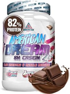 As American Suplement | American Dream Casein | Caseina Micelar | Evita el Catabolismo | Caseina Proteina | Recuperador Muscular | Chocolate | con Proteina de Suero de Leche | 900 gramos
