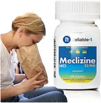 Reliable-1 Laboratories Meclizine HCL 25mg 100 Tablets (1 Bottle)