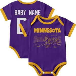 KREDE Minnesota Bodysuit Custom Name Baby Clothes for Baby Boy Gifts