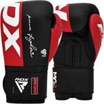 RDX Boxing Gloves, Maya Hide Leather Training Gloves for Muay Thai, Kickboxing, Sparring, Punch Bag, Punch Bag, Kickboxing Gloves, Martial Arts Training, Home Gym, Men, Women, 8 10 12 14 16 oz