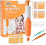 ACWOO Skin Tag Removal Kit, 2-in-1 Painless Wart Remover at Home, Fast-Acting Skin Tag Removal Device with 40 Micro and Regular Skin Tag Band, Wart Removal Tag Removal Device (2-8mm) for Face and Body