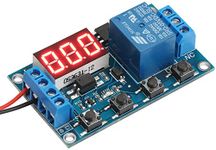 REES52 Digital LED Display 12V On/Off Time Delay Relay Module 12 Volt Timer Relay Switch Board External Trigger Automotive Relay