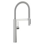 BLANCO 527472 Culina II Pull-Down Semi-Pro Kitchen Faucet - 1.5 GPM - PVD Steel