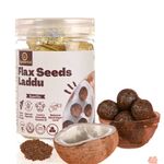 Equisential Flax Seeds Laddu Delicious Healthy Energy Laddoo | Sugar Free | 100% Natural | Vegan | Gluten-Free | No Added Sugar | 650Gm