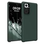 kwmobile Case Compatible with Xiaomi Redmi Note 10 Pro Case - TPU Silicone Phone Cover with Soft Finish - Moss Green