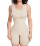 SHAPERIN Fajas Colombianas Women Full Body Shapewear Tummy Control Post Surgery High Compression Garment Girdles Beige XL