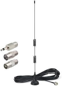 Bingfu DAB FM Antenna Magnetic Base FM Radio Antenna for Denon Pioneer Yamaha Marantz Sherwood Indoor Digital DAB Radio FM Radio Bluetooth Stereo Receiver AV Audio Vedio Home Theater Receiver