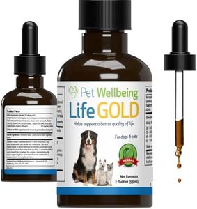 Pet Wellbeing Life Gold for Cats - Vet-Formulated - Immune Support and Antioxidant Protection - Natural Herbal Supplement 2 oz (59 ml)