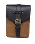 Trip Machine Company Leather Tank Pouch (Tobacco Brown)