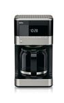 Braun BrewSense Drip Coffee Maker - 12 Cup - KF7150BK, Stainless / Black