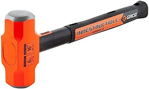 Groz 34521 16" Indestructible Sledge Hammer, 6 lb