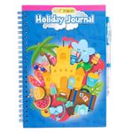 abeec Kids Holiday Journal with Pen | Travel Essentials for Kids Aged 6+ | Summer Activity Book with Puzzles Checklists & Games | 16 Activity Sheets & 34 Lined Pages | Plane Car & Caravan Fun