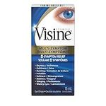 Visine Triple Action Eye Drops - Polyethylene Glycol, Hydrochloride - Dry Eyes, Red Eye, Strained Eyes, Tired Eyes - 15 mL