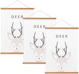 FALAMON 3 Pack Magnetic Poster Hang