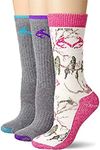 Realtree Women's Mid Calf Socks Gift Box (3-Pair Pack)