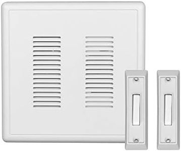 NICOR Lighting PRCP2 PrimeChime Plus 2 Door Bell Kit, White