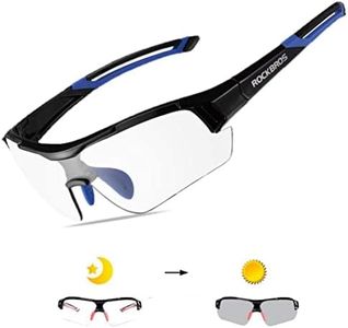 ROCKBROS Photochromic Cycling Sunglasses UV Protection for Men Women Bicycle Glasses