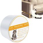 Cat Scratch Protector, Anti Cat Scratch Tape, 4 Inches X 3 Meters 100% Transparent Clear Cat Scratches Deterrent Tape. Cat Scratch, Furniture Protection Tape for Sofas, Carpets, Doors, Pet and Child Safety Tape