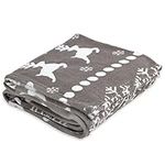 HOMELEVEL Blanket with Sleeves - Large Wearable Snuggle Blanket Fleece Throw for Adults Women Men - Sleeved Blanket for Adult - 150x200cm, Norwegian