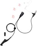 Single Wire Earpiece Headset for Motorola Radio APX6000 APX7000 APX8000 APX4000 APX1000 APX900 XPR6000 XPR7000 Series, Acoustic Tube Style, Kevlar Reinforced Cable, Long Life Design, Compact PTT/Mic