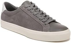 Vince Mens Fulton Sneaker, Smoke Grey Suede, 11