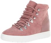 STEVEN by Steve Madden Women's Kalea Sneaker, Mauve Suede, 6.5 M US