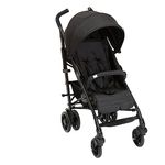 Chicco Lite Way Stroller with Bumper Bar,Pram for 0-5 Years New Born/Baby/Toddler/Kid (Boy,Girl) Sturdy and Compact,Linked Brakes and Shock-Proof Wheels,5-Point Safety Harness,(Upto 22 Kgs,Jet Black)