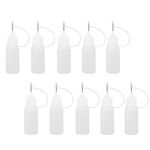 ZIBUYU® Needle Tip Applicator Precision Tip Applicator Bottle Needle Tip Precision Applicator Bottle Precision, 10ml - 10 Pieces