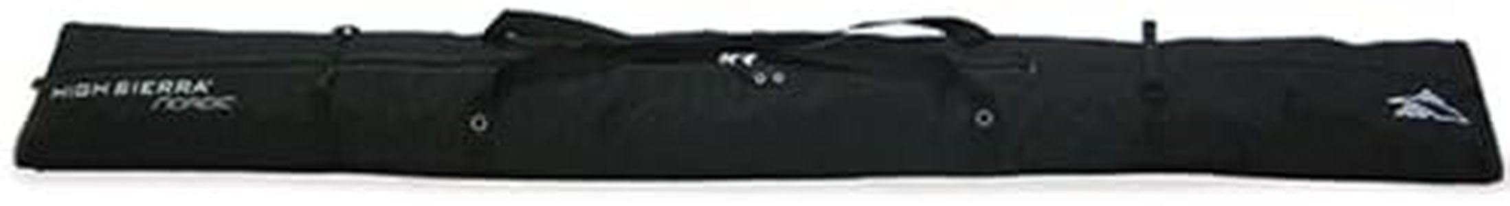 High Sierra Double Ski Bag for 2 Pairs of (Nordic) - Black