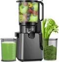 Juicer Machines with 5.8" Large Feed Chute, Cold Press Juicer for Whole Vegetables and Fruits 400W, Slow Masticating juicer Easy to Clean Juice Extractor Machine High Juice Yield