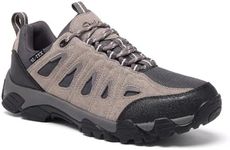 SHULOOK Men's Waterproof Hiking Shoes Lightweight Breathable Trekking Trails Shoes Non-Slip Outdoor Shoes