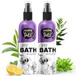 Wagging Tails Dry Bath Waterless Shampoo- 200ml for Pets | Dogs and Cats | Easy to Use When Travelling with Pet | Tearless Dog Shampoo