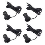 4pcs Mini Spot Lights with Dimmer, LED Dimmable Spotlight Lamp, 5V USB Powered Spotlight for Jewelry Showcase Porch Entryway (Warm Light 3000K)