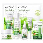 Skincare Gift Set Women - Aloe Vera Skin Care Sets & Kits - 8PCS Pamper Gifts for Women with Cleanser-Lip Balm-Eye Cream-Toner-Face Cream-Serum-Face Mask 2PCS (8PCS ALOE VERA with FACE MASK)…