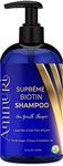 Biotin DHT Blocker Shampoo - Hair Growth, Scalp Care & Dermatitis Treatment - Anti Dandruff, Thinning Solution - Itchy Scalp Relief - Men & Women - 473ml