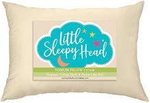 Little Sleepy Head Toddler Pillow, Organic Cotton (Regular-Fill)