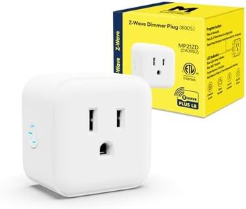 Minoston 800 Series Z-Wave Plug Dimmer Smart Plugs, Z-Wave Hub Required, Alexa and Google Assistant Compatible, 200W (MP21ZD)