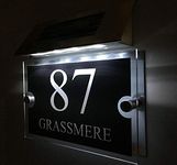 Waterproof Solar Light LED House Signs Plaques Door Numbers 1-99999 Street Name LED For Wall 200mm/130mm