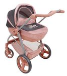 Little Swan - Bella - 2 in1 Doll Pram - Ideal for 18" Dolls - 3 Years +