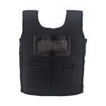 Nogsay Weighted Vest for Kids with Sensory Needs,Weighted Adjustable Compression Vest-Deep Pressure for Children with Autism,ADHD,SPD,Includes 3lbs Removable Weights (Black-L)