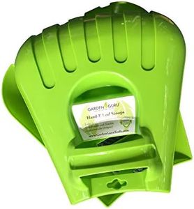 Garden Guru Leaf Scoops Rake Claws, Ergonomic, Large Hand Held Garden Rakes for Fast & Easy Leaf and Lawn Grass Snow Removal