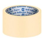 VCR Masking Tape - 20 Meters in Length 48mm / 2" Width - 12 Rolls Per Pack - Easy Tear Tape, Best for Carpenter, Labelling, Painting and leaves no residue after a peel.