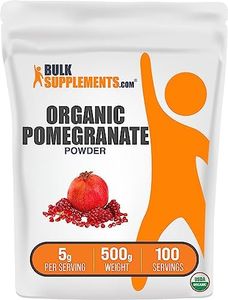 BULKSUPPLEMENTS.COM Organic Pomegranate Powder - Pomegranate Supplement for Immune Support, Pomegranate Powder Organic - Organic, Gluten Free, & No Sugar Added, 5g per Serving, 500g (1.1 lbs)