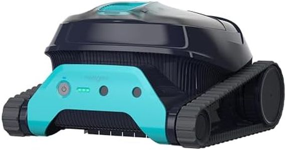 Dolphin Liberty 400 Poolreiniger Poolroboter Akku mit 2.5h Aufladen, Boden, Wand und Wasserlinie für Einbaupools bis 10m, Ultrafein-Filter, Intelligente Kontrolle App