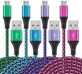 Micro USB Cables [4Pack/6Ft] AILKIN