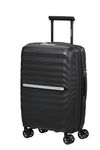 Samsonite Neo Flux - Spinner S, Expandable Hand Luggage, 55 cm, 39/45 L, Black (Black)
