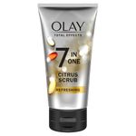 Olay Total Effects Refreshing Citrus Scrub Facial Cleanser, Face Wash, 5.0 Ounces (Pack of 3)