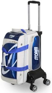 Storm 2 Ball Rolling Thunder Signature Bowling Bag - White/Blue