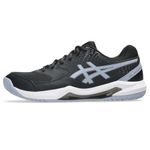 ASICS Men's Gel-Dedicate 8 Tennis Shoes,9,Black/Grey Blue