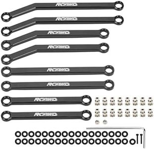 RCAWD Alloy SCX24 JLU High Clearance Links Set for Axial 1/24 SCX24 C10 Linkage Tie Rod AXI00001 AXI00002 Upgrade Parts